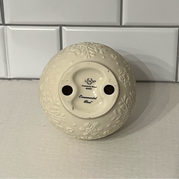 Lenox Ornamental Glow Snowflake Candle Holder Tea Light Votive Winter Holiday - Picture 6 of 10